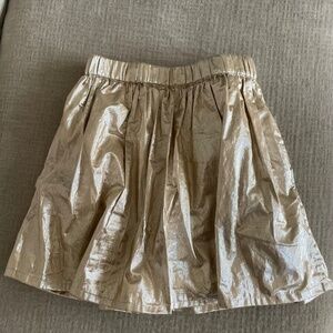 Mini Boden Metallic Party Skirt size 7-8
